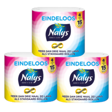 Nalys Eindeloos toiletpapier 4=15